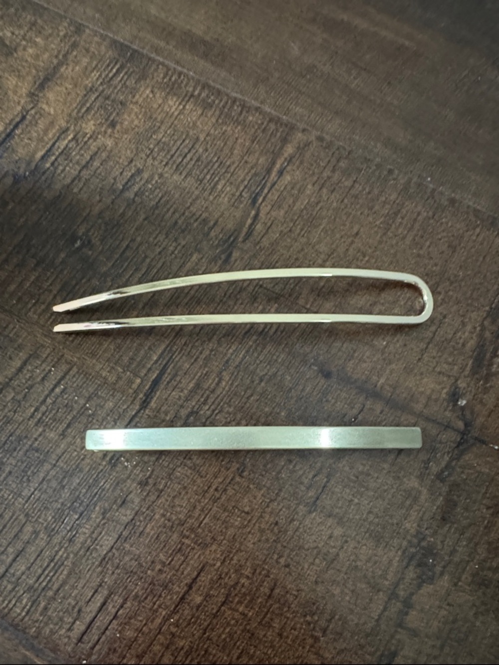 Madewell Gold Toned Hair Pin Set